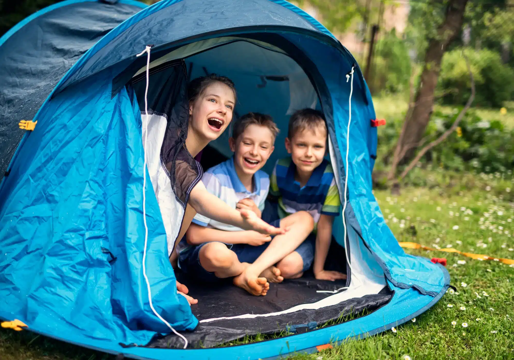 vacances tente famille