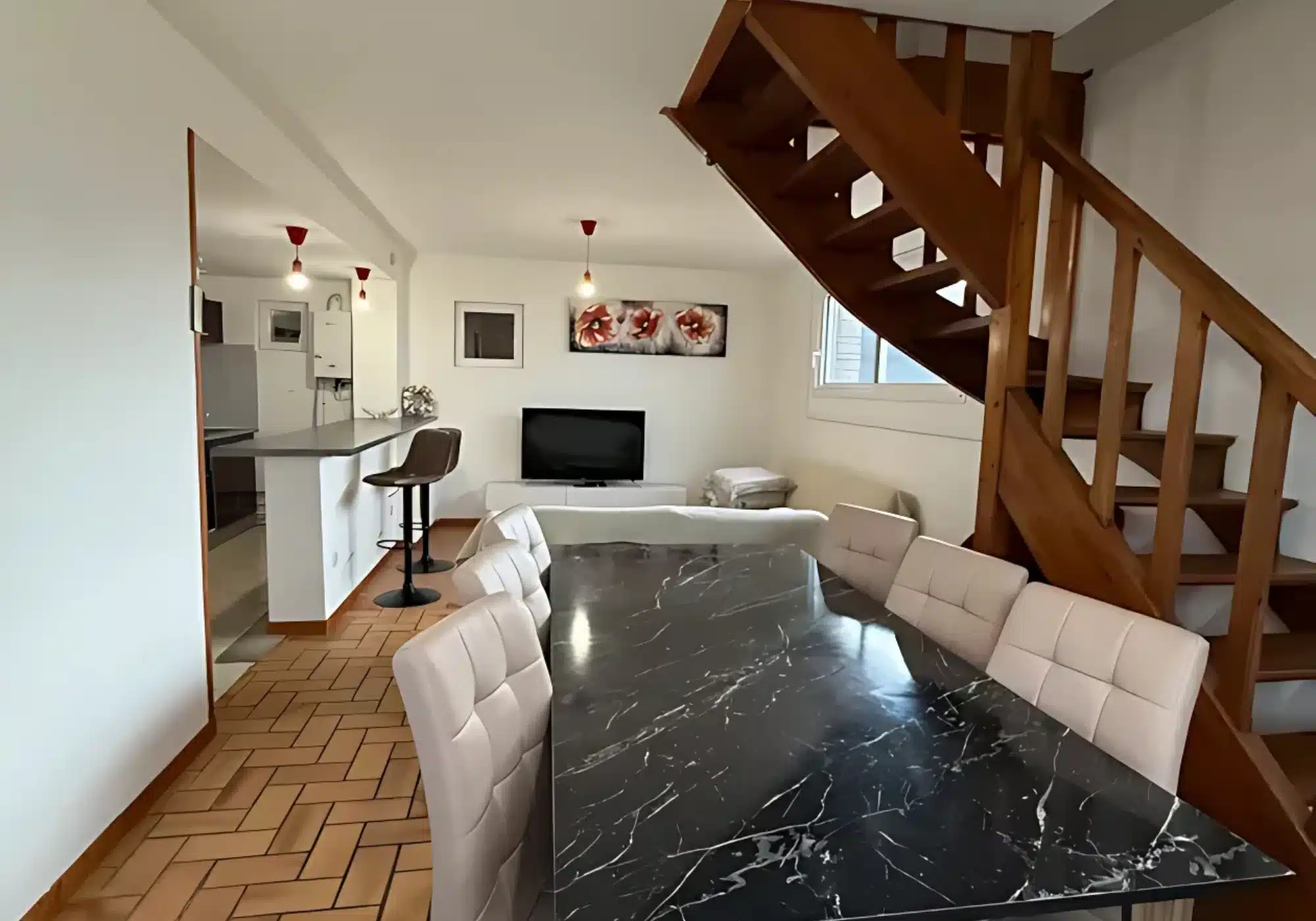 salon de maison en Seine-Maritime pour des vacances